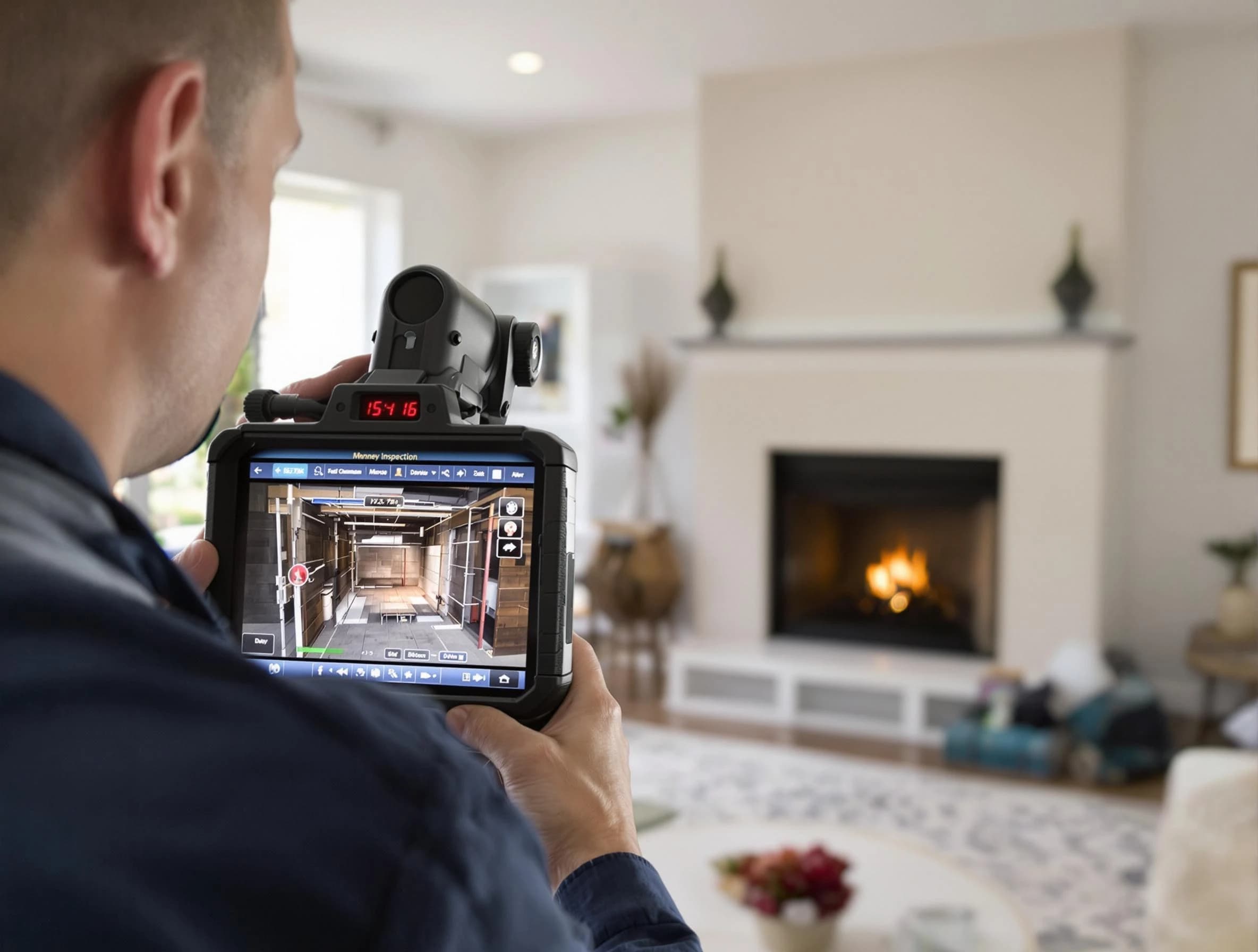 Scottsdale Chimney Sweep conducting a thorough chimney inspection in Scottsdale, AZ