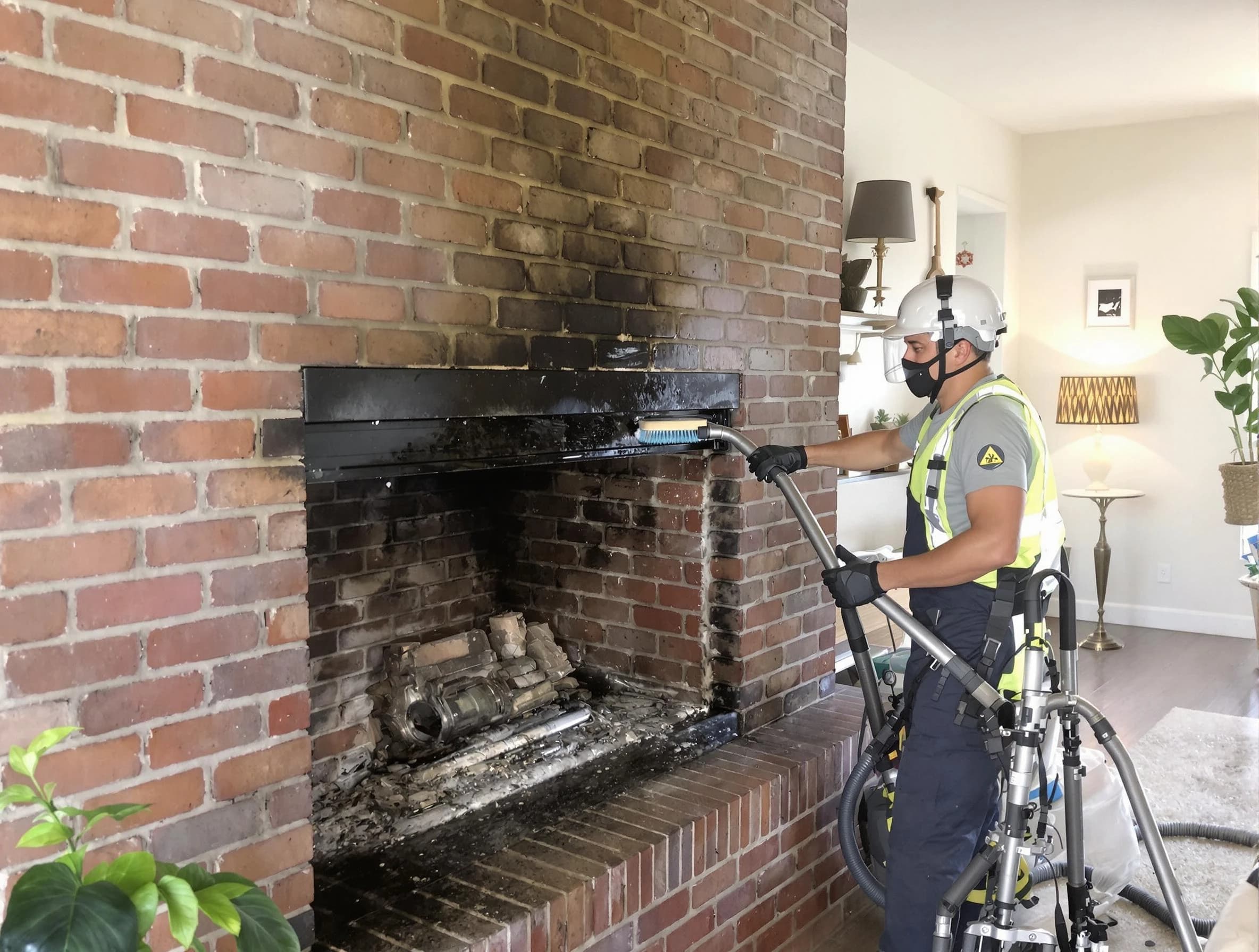 Scottsdale Chimney Sweep providing fireplace cleaning services in Scottsdale, AZ