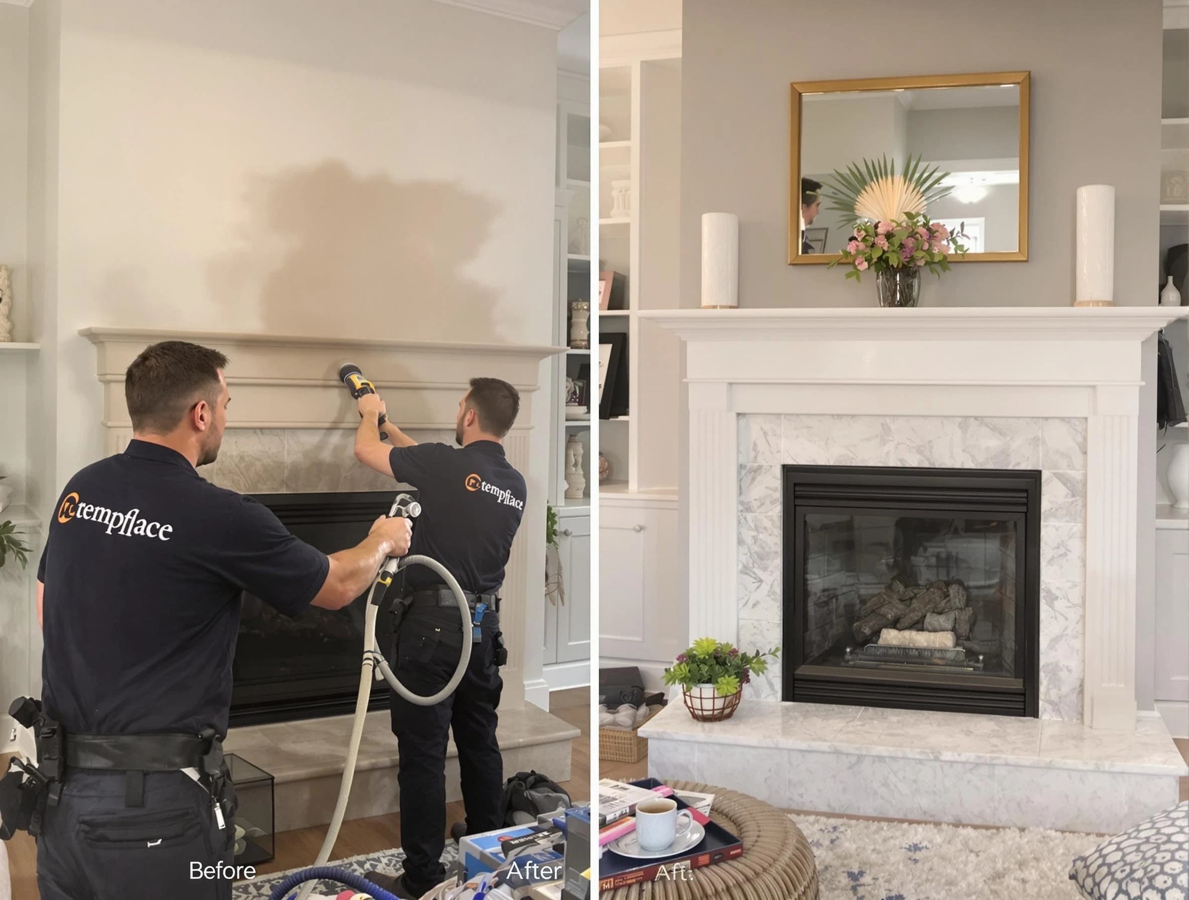 Professional soot removal by Scottsdale Chimney Sweep team in Scottsdale, AZ