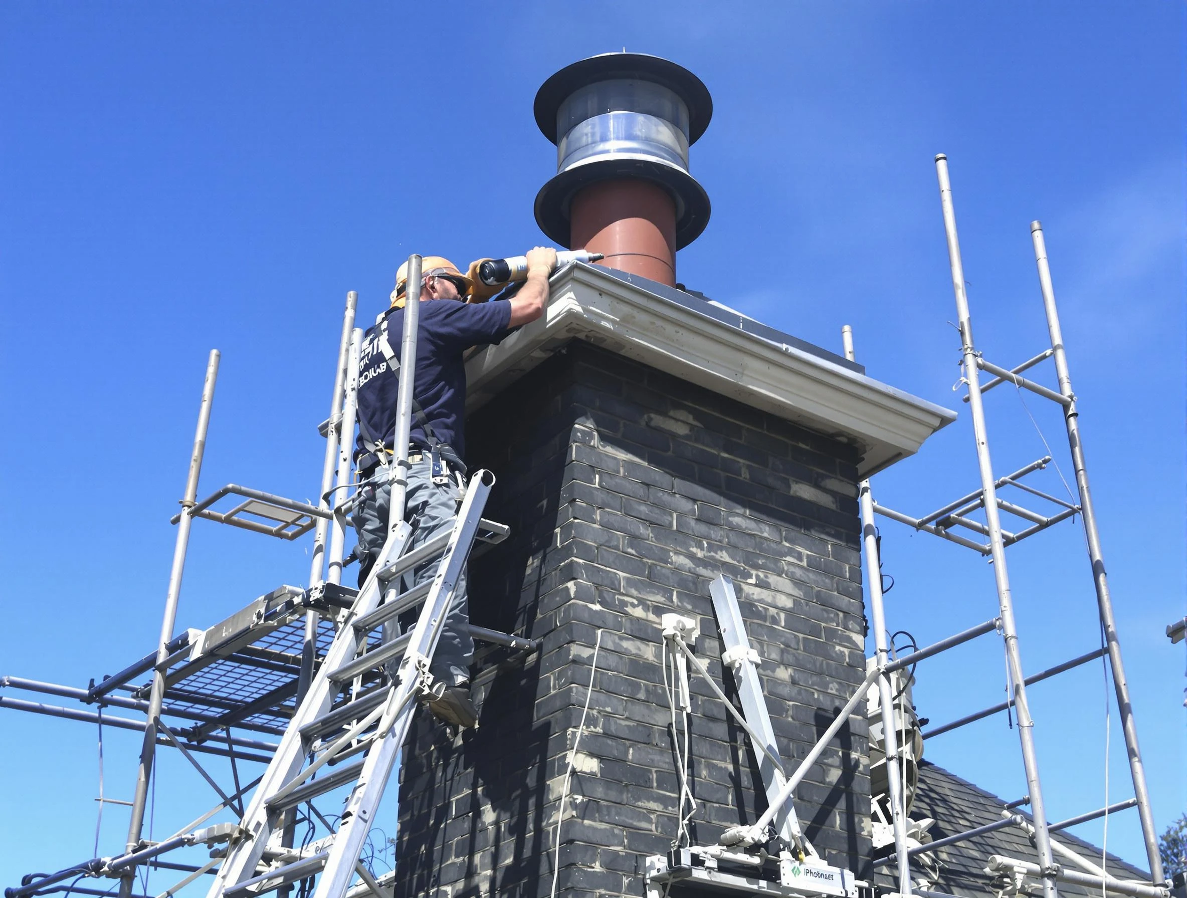 Sturdy chimney crown finished by Scottsdale Chimney Sweep in Scottsdale, AZ