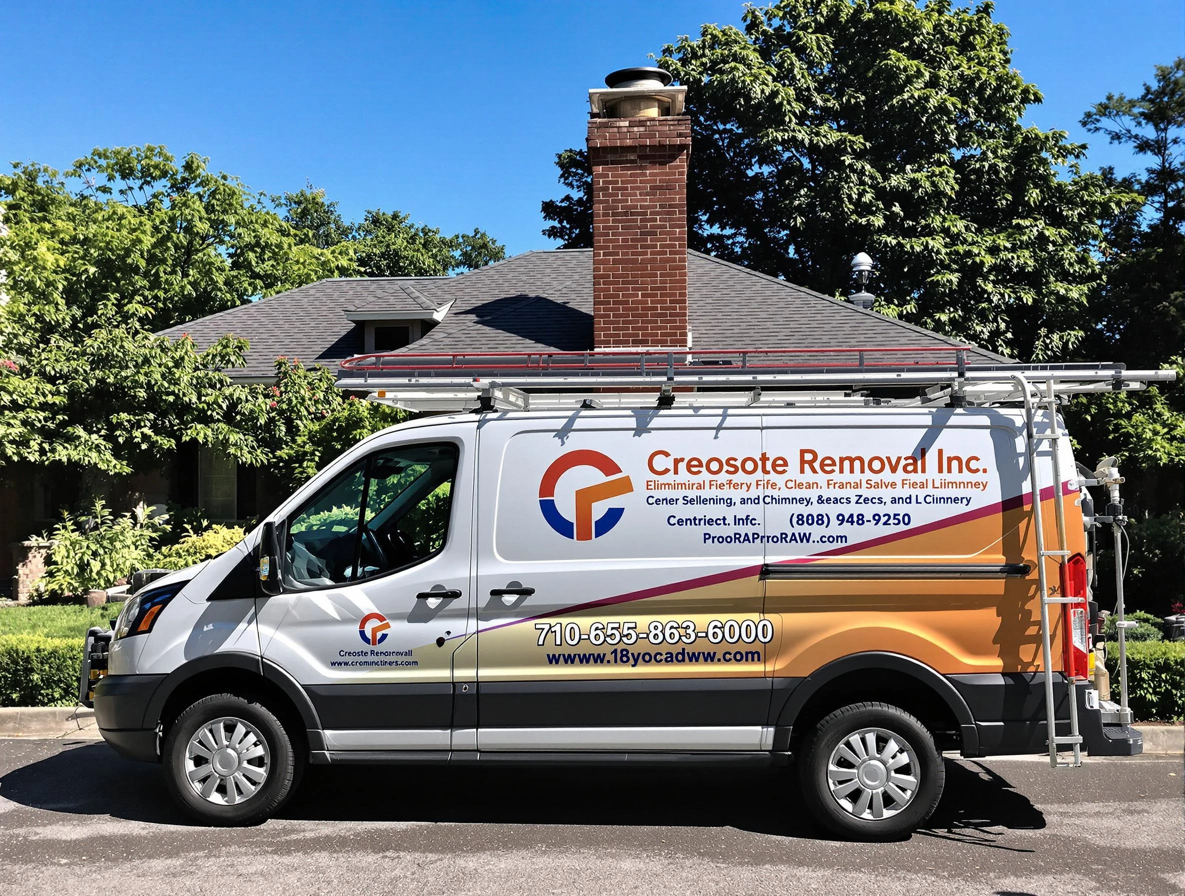 Scottsdale Chimney Sweep technician removing creosote safely in Scottsdale, AZ